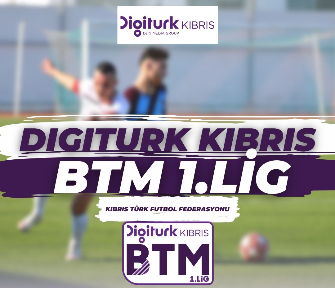 Digiturk Kıbrıs BTM 1.Lig'de 2023-2024 sezonu fikstürü çekiliyor